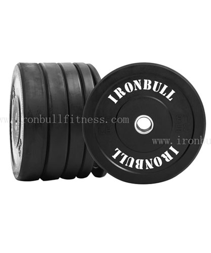 Black Rubber Bumper Plate 10kg