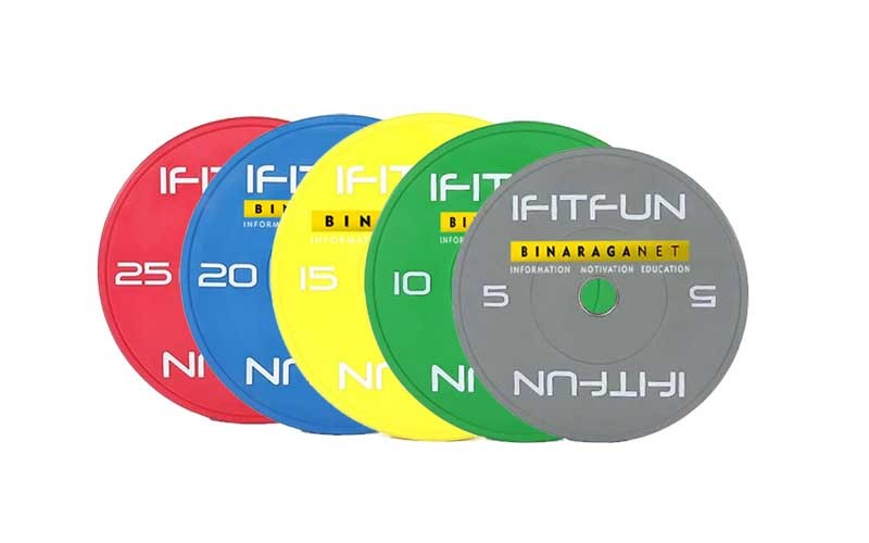 Barbell Rubber Bumper Plate  Set 150kg(5kg-25kg)