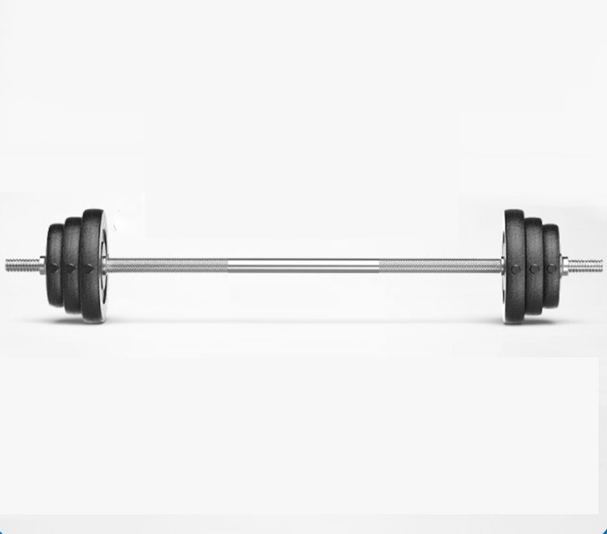 Barbel Set 20Kg ( Beban Plat 20kg + Stick Barbel 180cm)