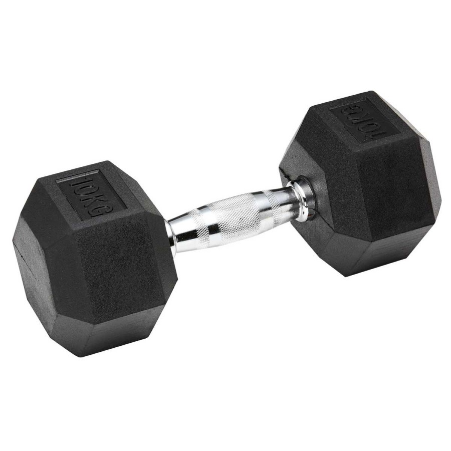 Dumbell Hexagonal 10kg Lapis Karet